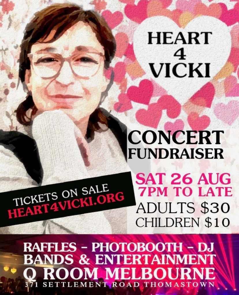 Heart4Vicki Event Poster