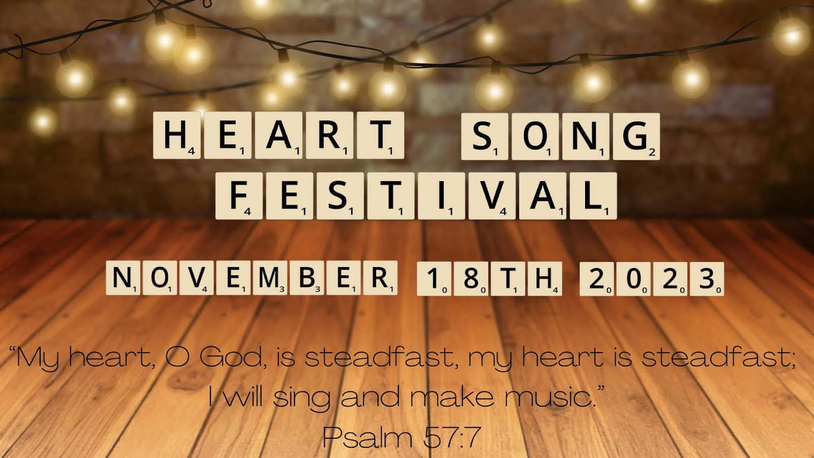 Heart Song Festival banner